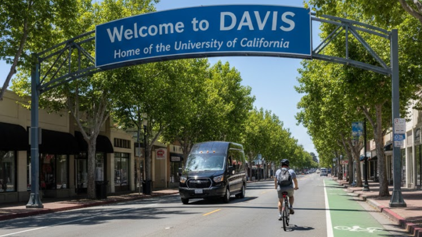 Davis Airport Shuttle service by California Airport Shuttle