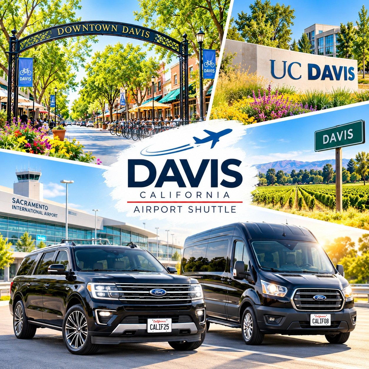  Backed by TCP 13345-B, our Davis Airport Shuttle service combines dependable transportation, experienced drivers, and exceptional customer care, making us a trusted choice for airport transfers throughout Northern California.