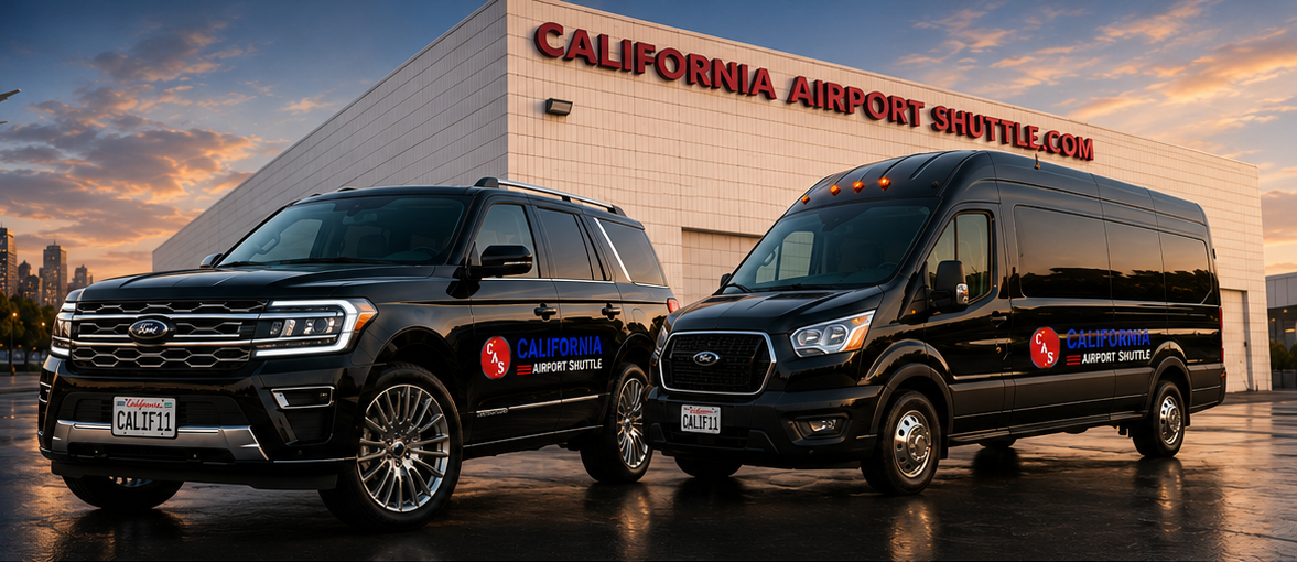 California Airport Shuttle airport transportation from Vacaville and Solano County