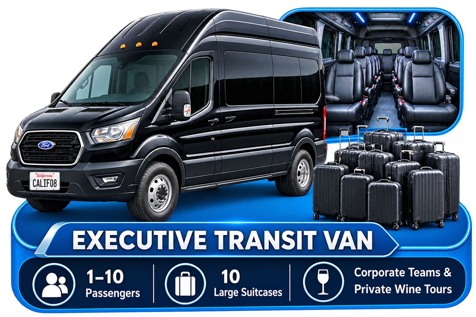 2024 Executive Shuttle Van 10 Pass