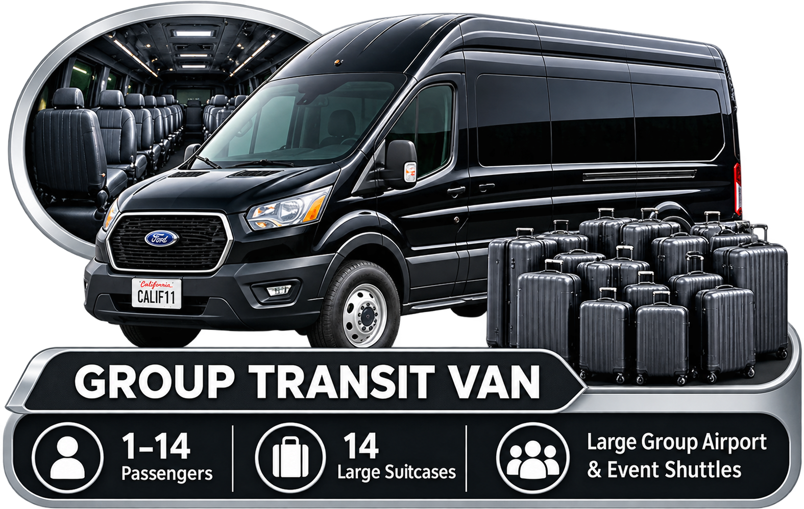 2024 Group Transit Van 14 Pass