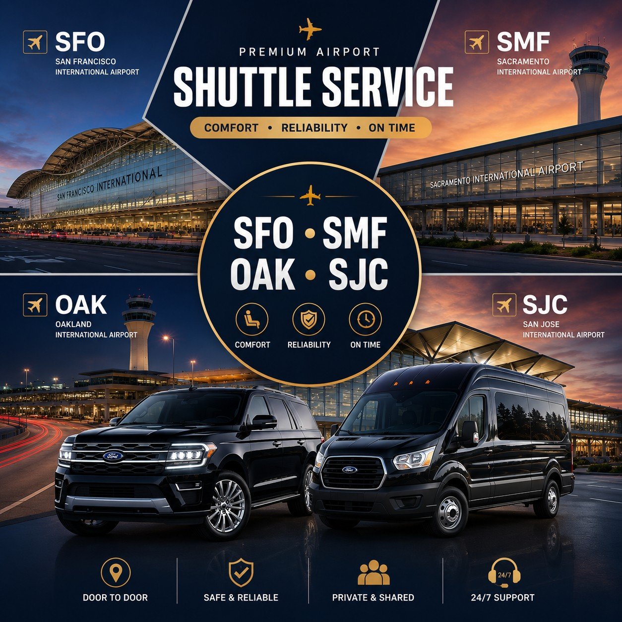 California Airport Shuttle Fleet